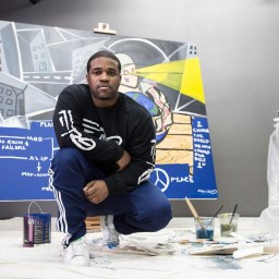 A$AP Ferg Pays Homage to A$AP Yams in Painting for Art Basel Miami Beach 2015